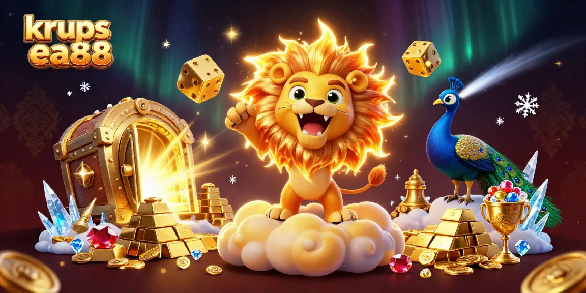 Experience the thrill of krups ea88 in this vibrant casino-themed illustration.